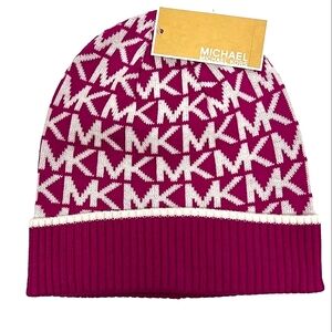 Michael Kors Women’s MK Logo Cuff Beanie Winter Hat